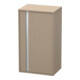 Duravit Halbhochschrank Ketho 50x36x88cm, Tür rechts, leinen-1