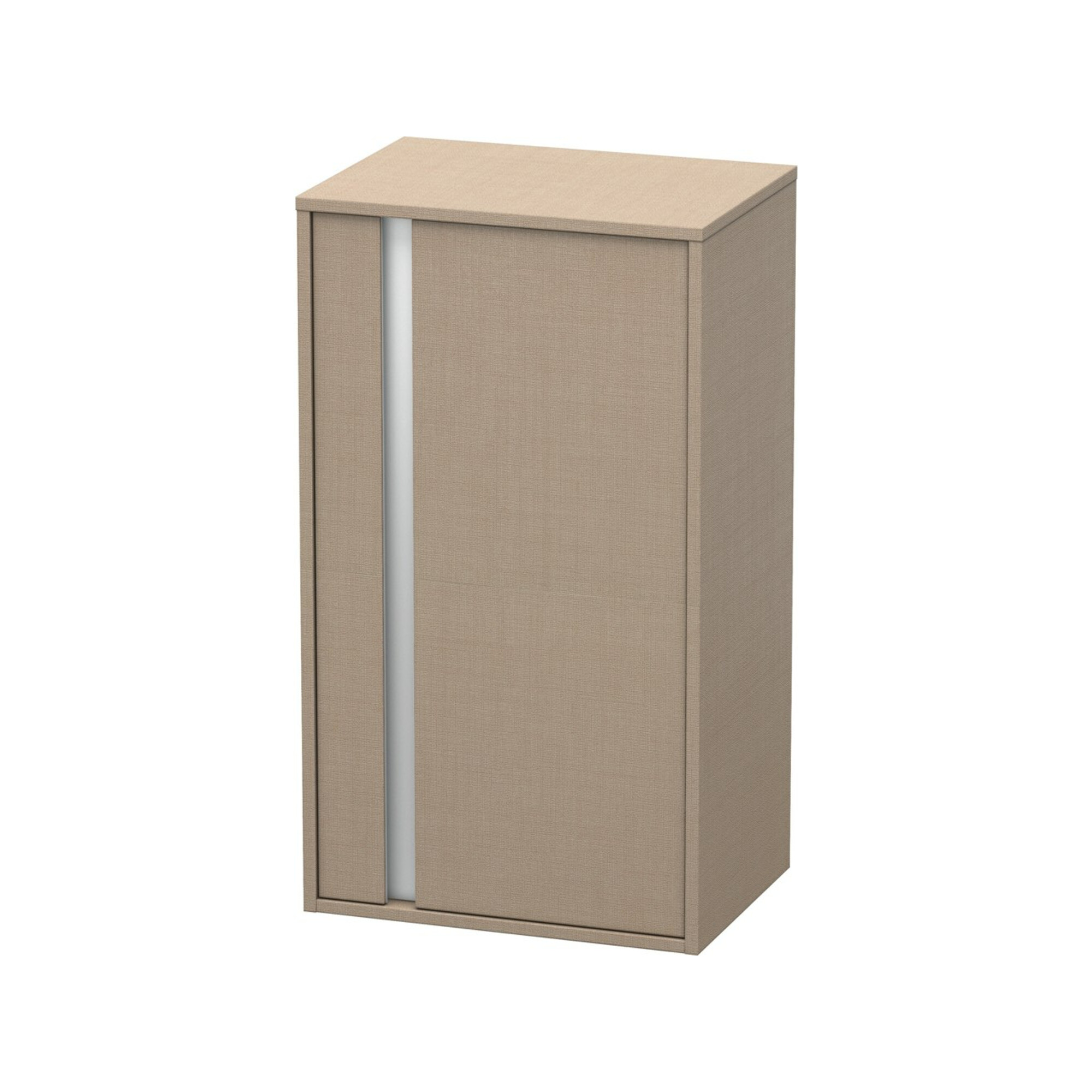 Duravit Halbhochschrank Ketho 50x36x88cm, Tür rechts, leinen