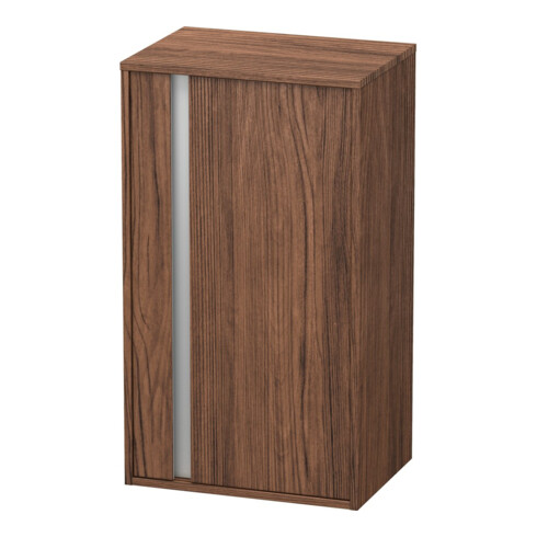Duravit Halbhochschrank Ketho 50x36x88cm, Tür rechts, nussbaum dunkel