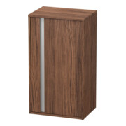 Duravit Halbhochschrank Ketho 50x36x88cm, Tür rechts, nussbaum dunkel