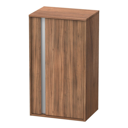 Duravit Halbhochschrank Ketho 50x36x88cm, Tür rechts, nussbaum natur