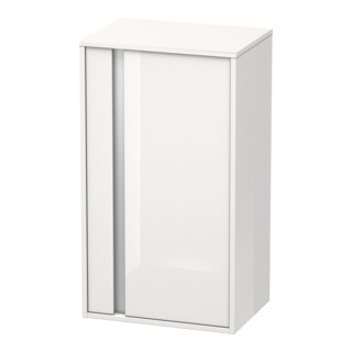 Duravit Halbhochschrank Ketho 50x36x88cm, Tür rechts, weiß hochglanz