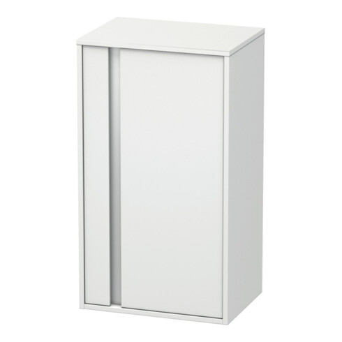 Duravit Halbhochschrank Ketho 50x36x88cm, Tür rechts, weiß matt