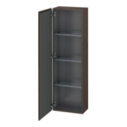 Duravit Halbhochschrank L-Cube 40x24,3x132cm, Tür li, Ei dkl. gebürstet