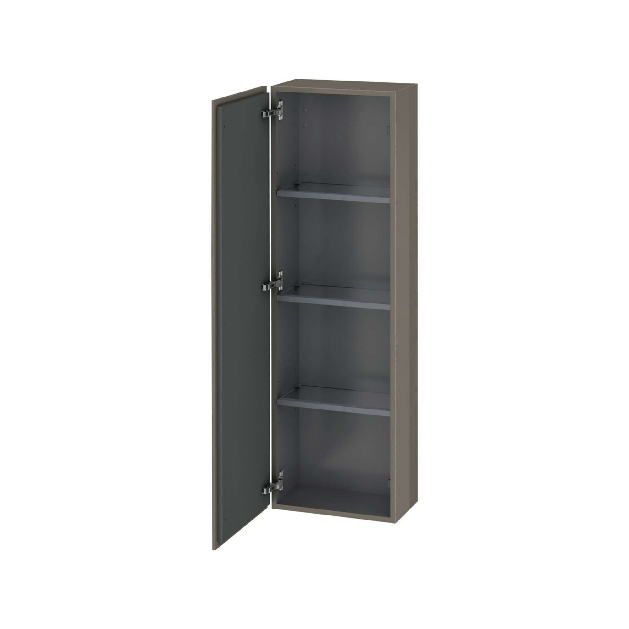 Duravit Halbhochschrank L-Cube 40x24,3x132cm, Tür li, flan. Gr hgl