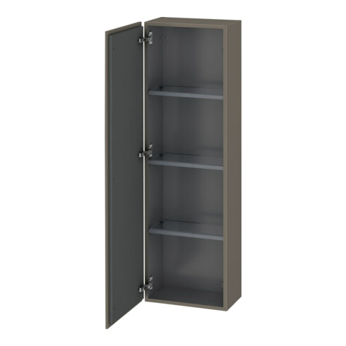 Duravit Halbhochschrank L-Cube 40x24,3x132cm, Tür li, flan. Gr s-matt
