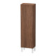 Duravit Halbhochschrank L-Cube 40x24,3x132cm, Tür li, nussbaum dunkel-1