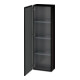 Duravit Halbhochschrank L-Cube 40x24,3x132cm, Tür li, schwarz Hochglanz-1