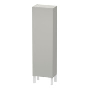 Duravit Halbhochschrank L-Cube 40x24,3x132cm, Tür links, betongrau matt