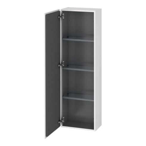 Duravit Halbhochschrank L-Cube 40x24,3x132cm, Tür links, Eiche natur