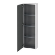 Duravit Halbhochschrank L-Cube 40x24,3x132cm, Tür links, Eiche schwarz