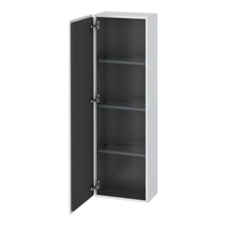 Duravit Halbhochschrank L-Cube 40x24,3x132cm, Tür links, weiß matt