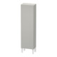 Duravit Halbhochschrank L-Cube 40x24,3x132cm, Tür re, betongrau matt-1