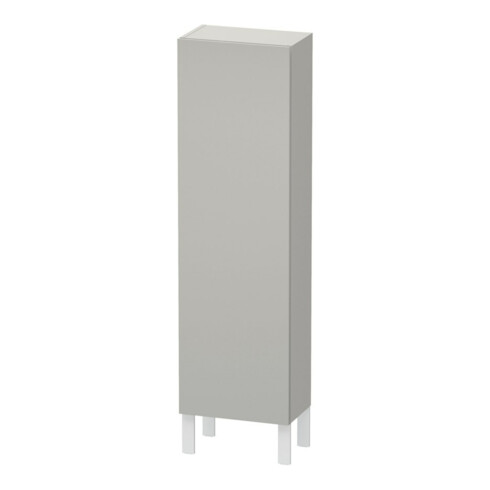 Duravit Halbhochschrank L-Cube 40x24,3x132cm, Tür re, betongrau matt