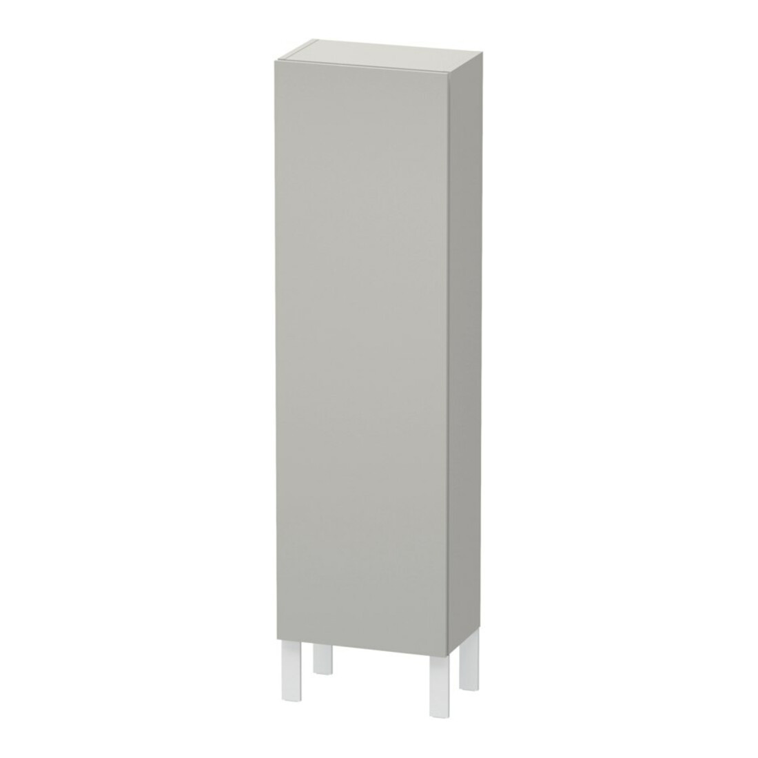 Duravit Halbhochschrank L-Cube 40x24,3x132cm, Tür re, betongrau matt