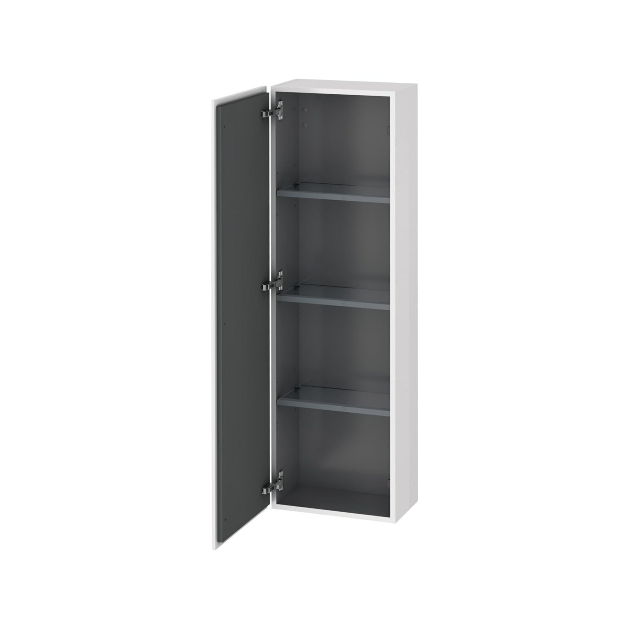 Duravit Halbhochschrank L-Cube 40x24,3x132cm, Tür re, eiche marmoriert