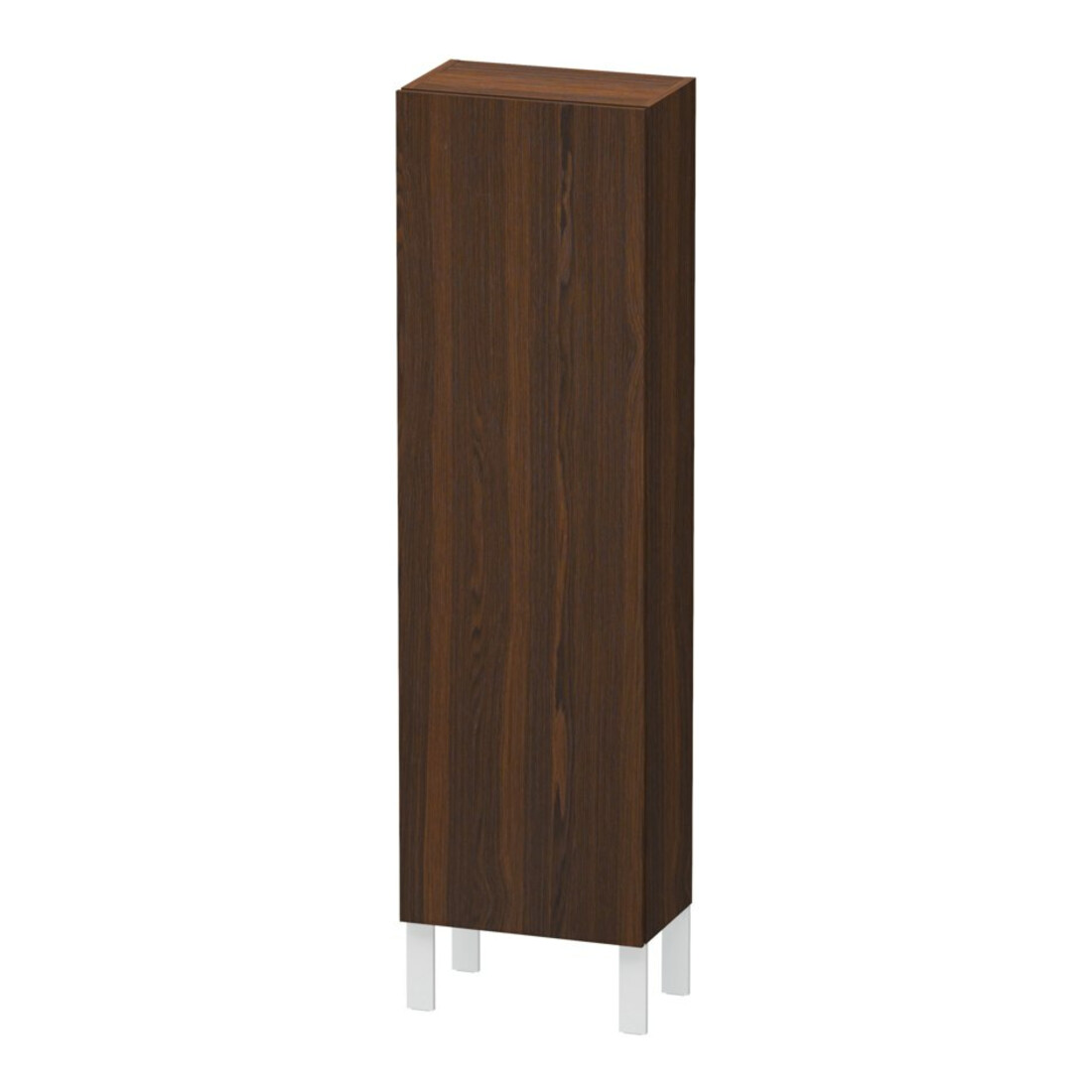 Duravit Halbhochschrank L-Cube 40x24,3x132cm, Tür re, Nussb gebürstet