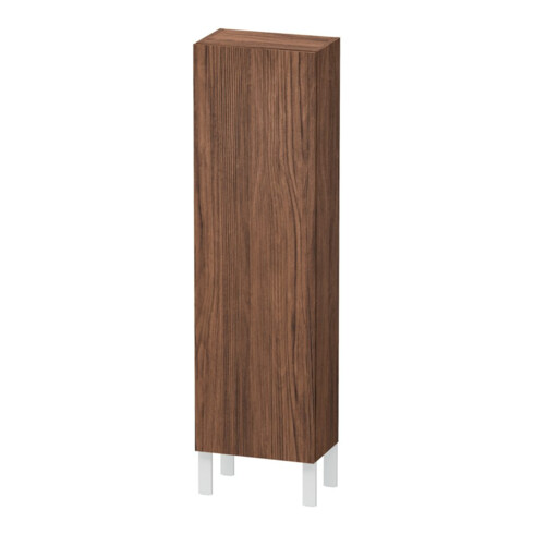 Duravit Halbhochschrank L-Cube 40x24,3x132cm, Tür re, nussbaum dunkel