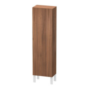 Duravit Halbhochschrank L-Cube 40x24,3x132cm, Tür re, nussbaum natur