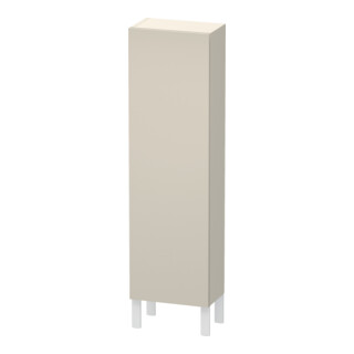Duravit Halbhochschrank L-Cube 40x24,3x132cm, Tür re, taupe supermatt