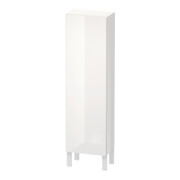 Duravit Halbhochschrank L-Cube 40x24,3x132cm, Tür re, weiß Hochglanz