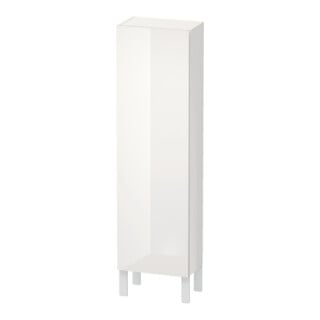 Duravit Halbhochschrank L-Cube 40x24,3x132cm, Tür re, weiß Hochglanz