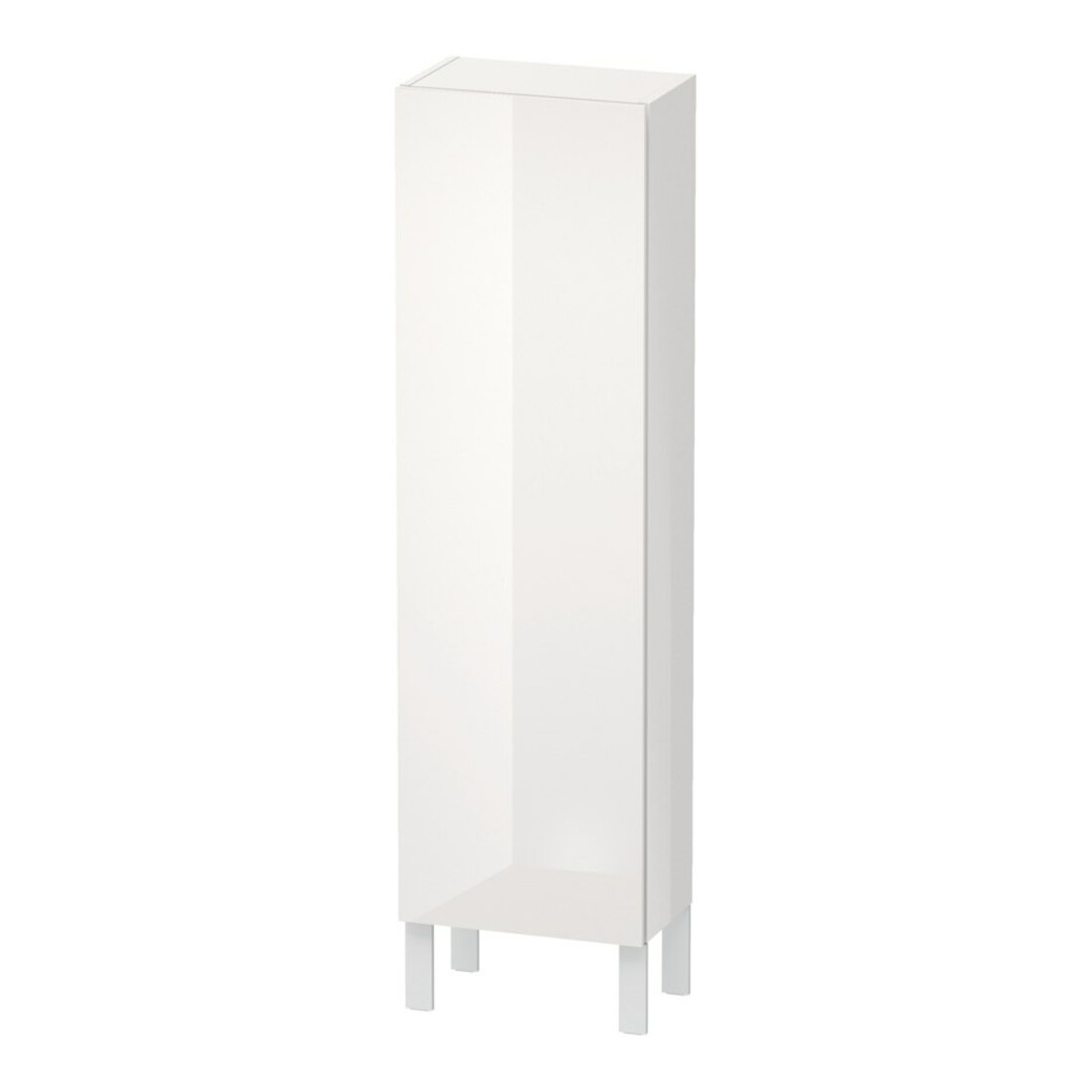 Duravit Halbhochschrank L-Cube 40x24,3x132cm, Tür re, weiß Hochglanz