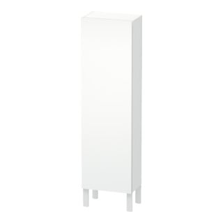 Duravit Halbhochschrank L-Cube 40x24,3x132cm, Tür re, weiß supermatt