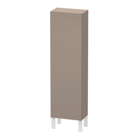 Duravit Halbhochschrank L-Cube 40x24,3x132cm, Tür rechts, basalt matt