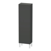 Duravit Halbhochschrank L-Cube 40x24,3x132cm, Tür rechts, graphit matt
