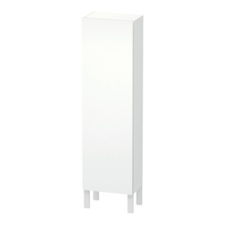 Duravit Halbhochschrank L-Cube 40x24,3x132cm, Tür rechts, weiß matt