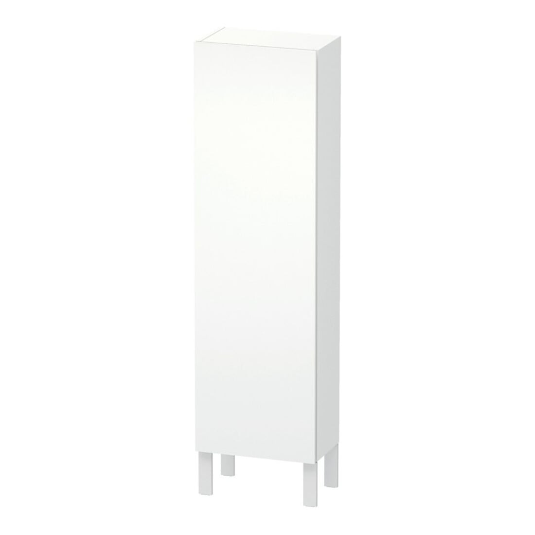 Duravit Halbhochschrank L-Cube 40x24,3x132cm, Tür rechts, weiß matt