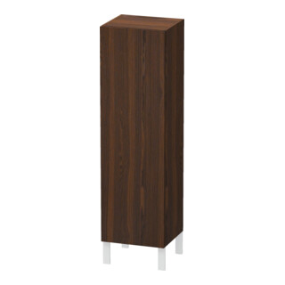 Duravit Halbhochschrank L-Cube 40x36,3x132cm, Tür li, Nussb gebürstet