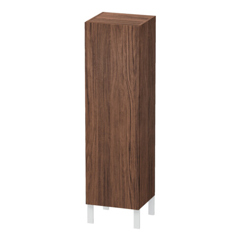 Duravit Halbhochschrank L-Cube 40x36,3x132cm, Tür li, nussbaum dunkel