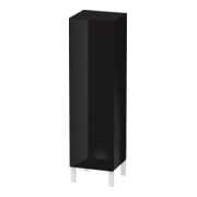 Duravit Halbhochschrank L-Cube 40x36,3x132cm, Tür li, schwarz Hochglanz