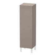 Duravit Halbhochschrank L-Cube 40x36,3x132cm, Tür links, basalt matt