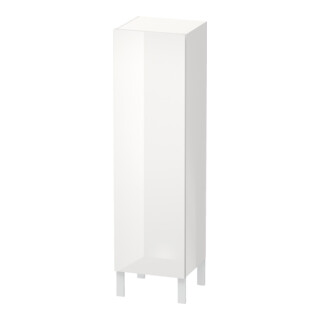 Duravit Halbhochschrank L-Cube 40x36,3x132cm, Tür links, weiß Hochglanz