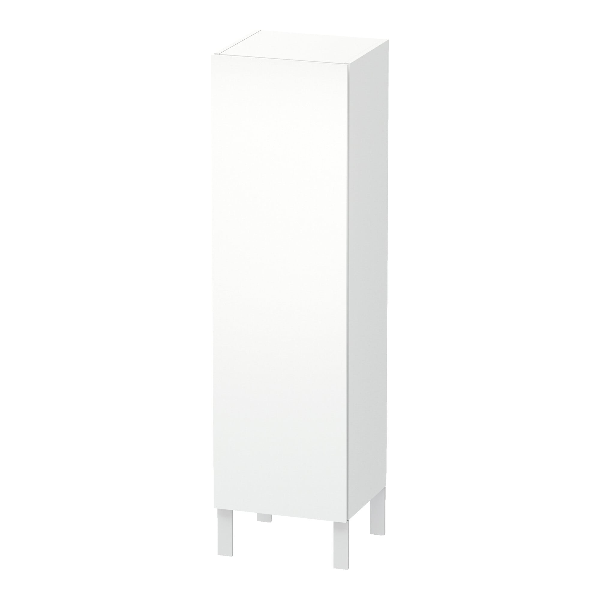Duravit Halbhochschrank L-Cube 40x36,3x132cm, Tür links, weiß supermatt