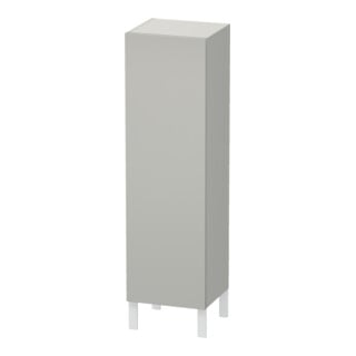Duravit Halbhochschrank L-Cube 40x36,3x132cm, Tür re, betongrau matt