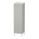 Duravit Halbhochschrank L-Cube 40x36,3x132cm, Tür re, betongrau matt-1