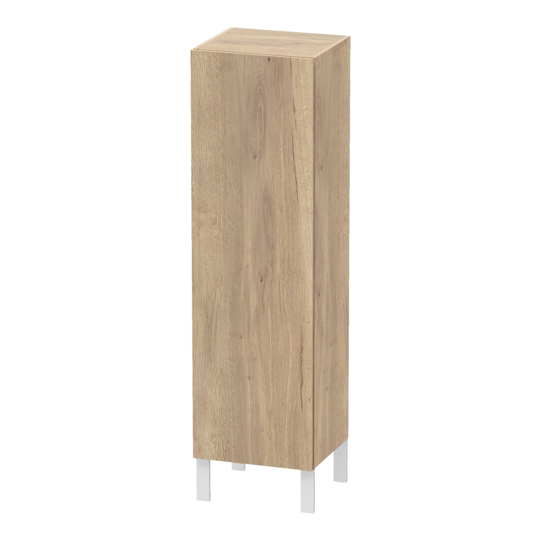 Duravit Halbhochschrank L-Cube 40x36,3x132cm, Tür re, eiche marmoriert