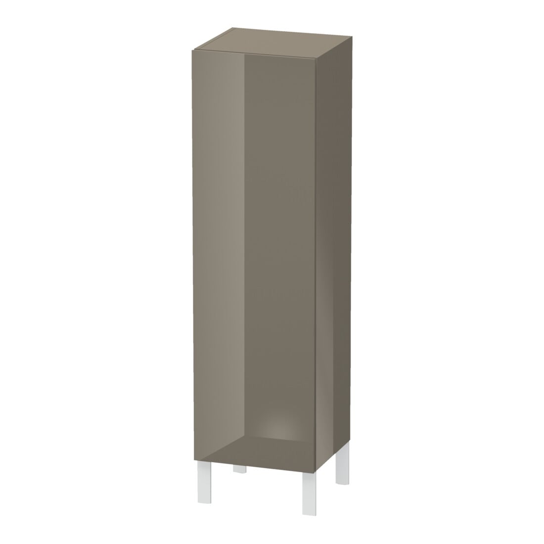 Duravit Halbhochschrank L-Cube 40x36,3x132cm, Tür re, flan. Gr hgl