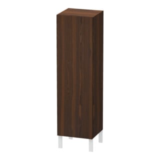 Duravit Halbhochschrank L-Cube 40x36,3x132cm, Tür re, Nussb gebürstet