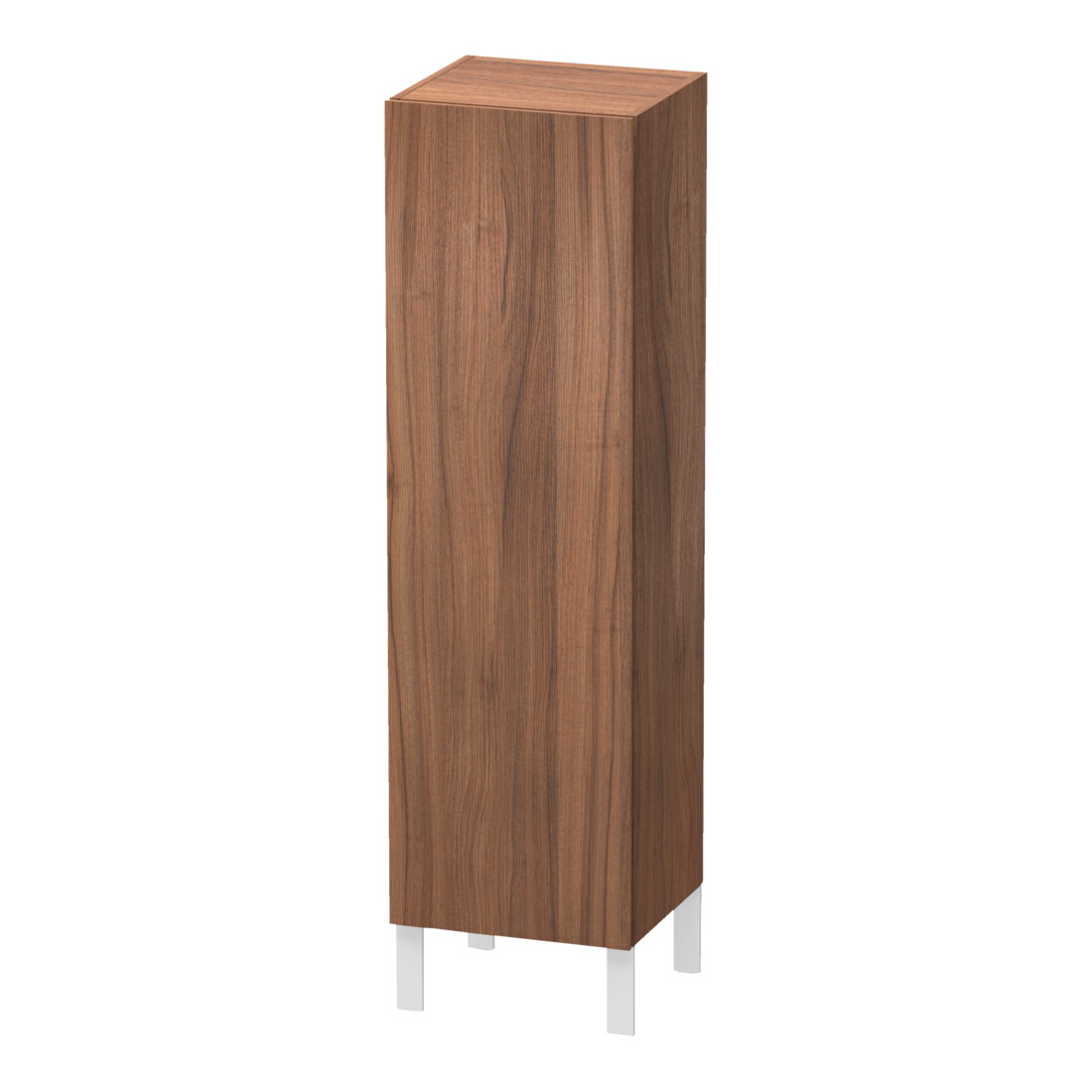 Duravit Halbhochschrank L-Cube 40x36,3x132cm, Tür re, nussbaum natur