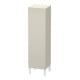 Duravit Halbhochschrank L-Cube 40x36,3x132cm, Tür re, taupe supermatt-1