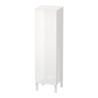 Duravit Halbhochschrank L-Cube 40x36,3x132cm, Tür re, weiß Hochglanz