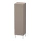 Duravit Halbhochschrank L-Cube 40x36,3x132cm, Tür rechts, basalt matt-1