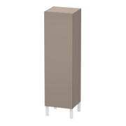 Duravit Halbhochschrank L-Cube 40x36,3x132cm, Tür rechts, basalt matt