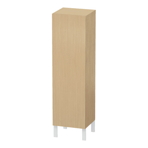 Duravit Halbhochschrank L-Cube 40x36,3x132cm, Tür rechts, Eiche natur