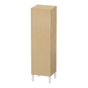 Duravit Halbhochschrank L-Cube 40x36,3x132cm, Tür rechts, Eiche natur
